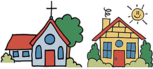 Church and home icon 