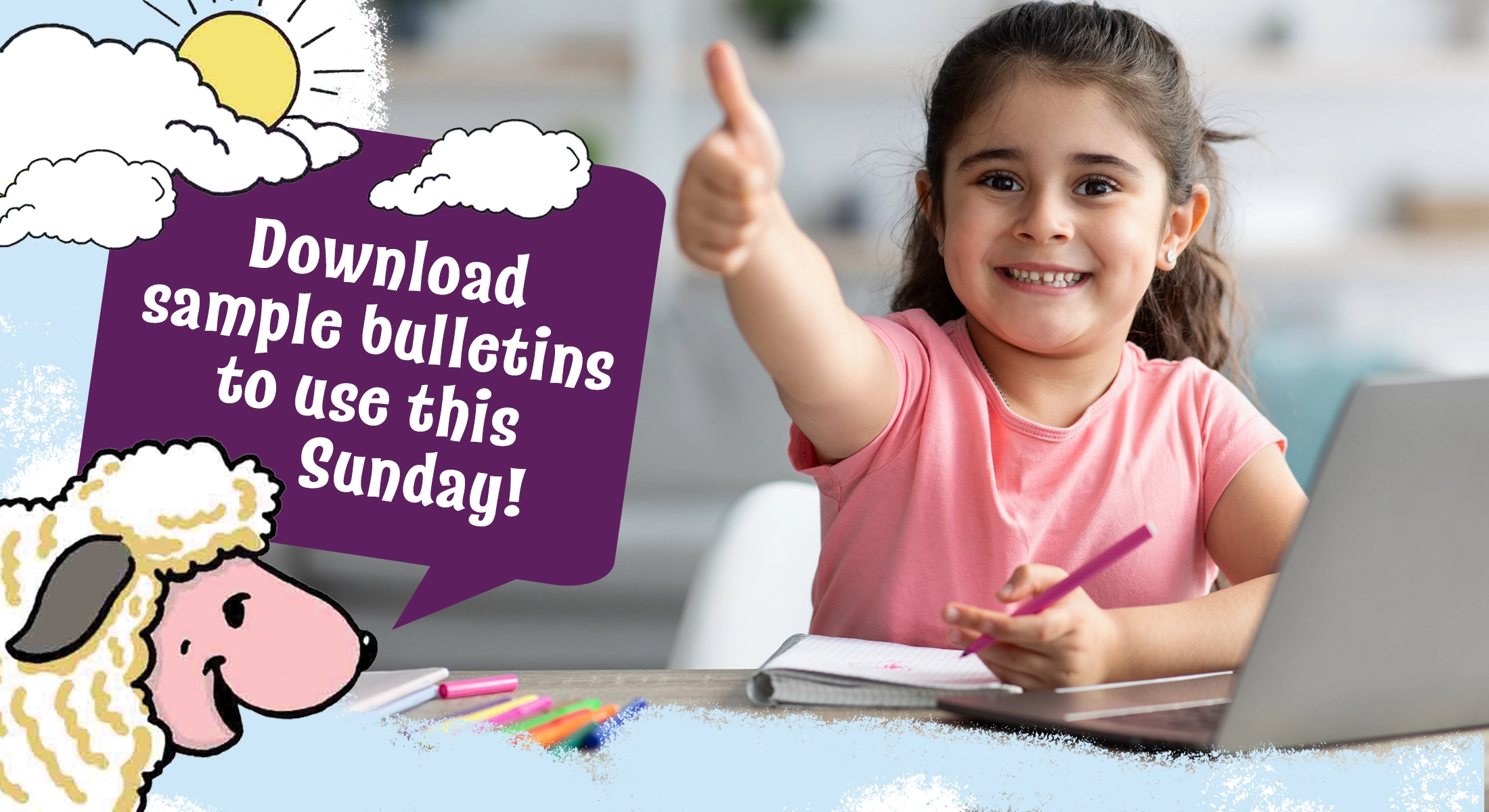 Download sample bulletins to use this Sunday
