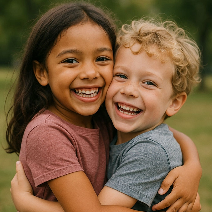 Teaching kids about grace by showing care and love to others