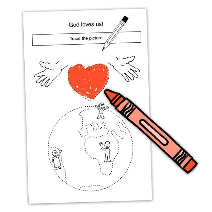 Interactive activities showing God's grace