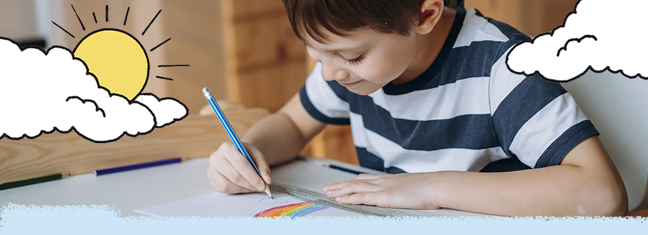 Child coloring a bible coloring page