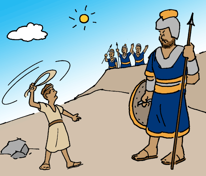 Sunday school activities about David and Goliath | Children's Worship  Bulletins