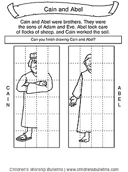 Sunday school activities about Cain and Abel