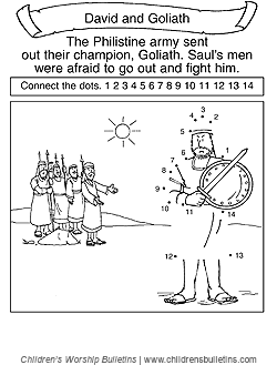 Sunday school activities about David and Goliath Sunday school activities about David and Goliath