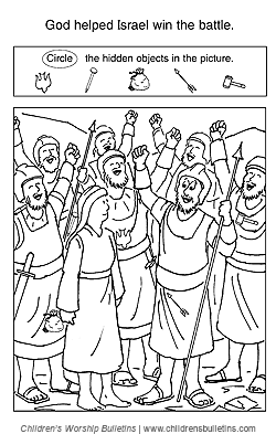 Sunday school activities about Deborah and Barak Sunday school activities about Deborah and Barak