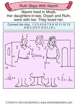 Sunday school activities about Ruth for ages 3-6 Sunday school activities about Ruth for ages 3-6