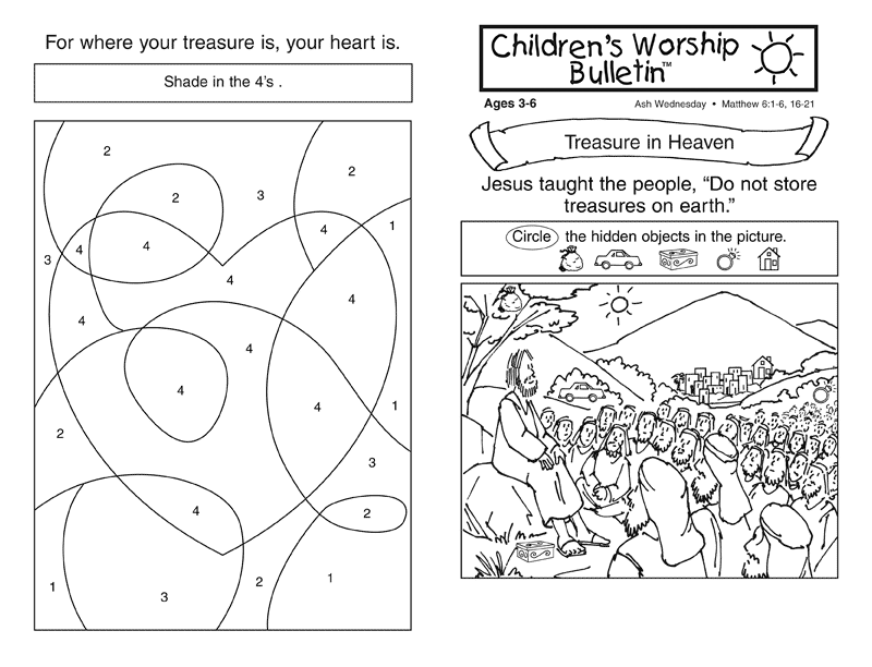 Children's Worship Bulletins - Special Days Samples