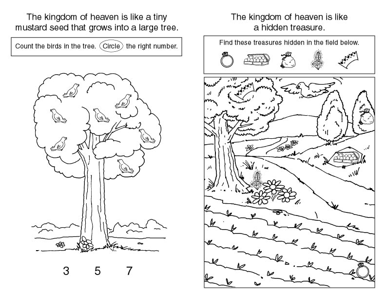 Children's Worship Bulletins - Gospel Samples