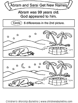 abraham coloring pages for sunday school - photo #34