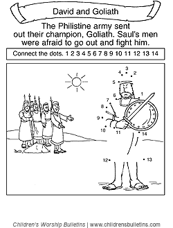 david and goliath coloring pages and activities - photo #23