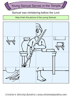 Sunday school activity about Samuel for ages 7-12 Sunday school activity about Samuel for ages 7-12