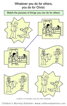 Children's church bulletin about New Year's Eve for ages 3-6 Children's church bulletin about New Year's Eve for ages 3-6