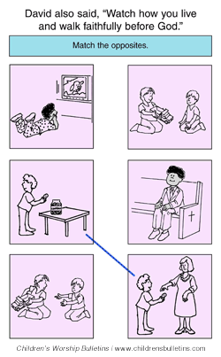 Children's church bulletin about Father's Day for ages 3-6 Children's church bulletin about Father's Day for ages 3-6