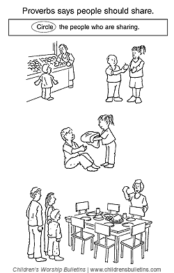 Sunday school activities about generosity 2 Sunday school activities about generosity 2